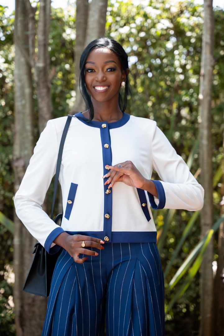 Midnight Bloom Evening Gown