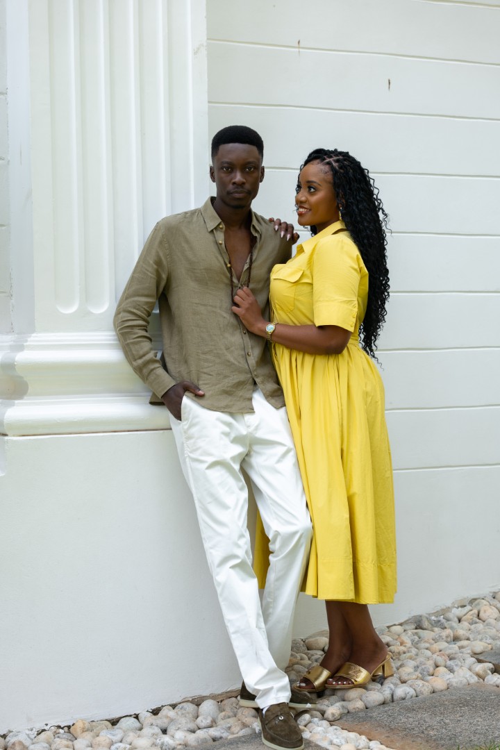 Golden Sands Pleated Midi