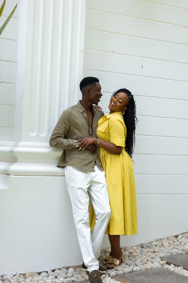 Crimson Petal Flared Dress